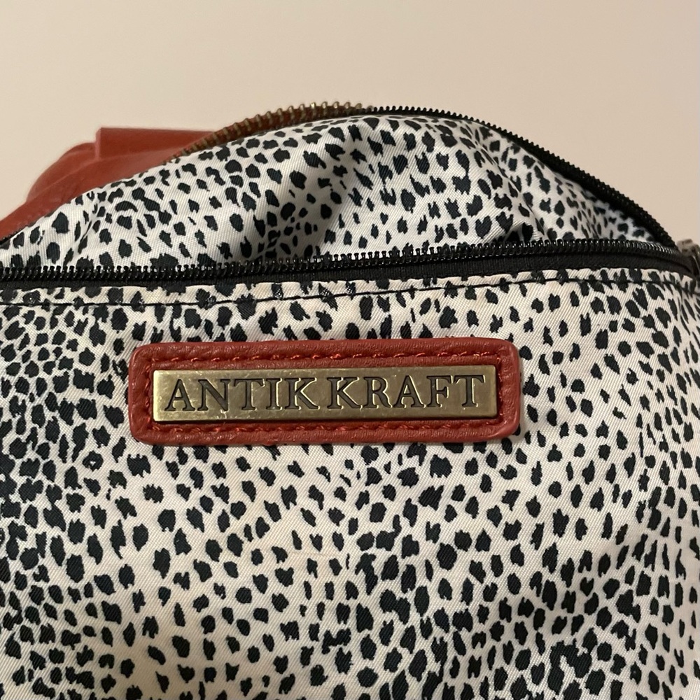 Antik Kraft Vegan Leather Crossbody Bag from Anthropologie in Rust Colour - Picture 7 of 9